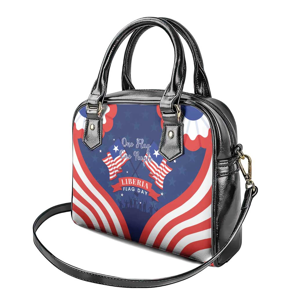 Happy Liberia Flag Day Shoulder Handbag One Flag One People LT15