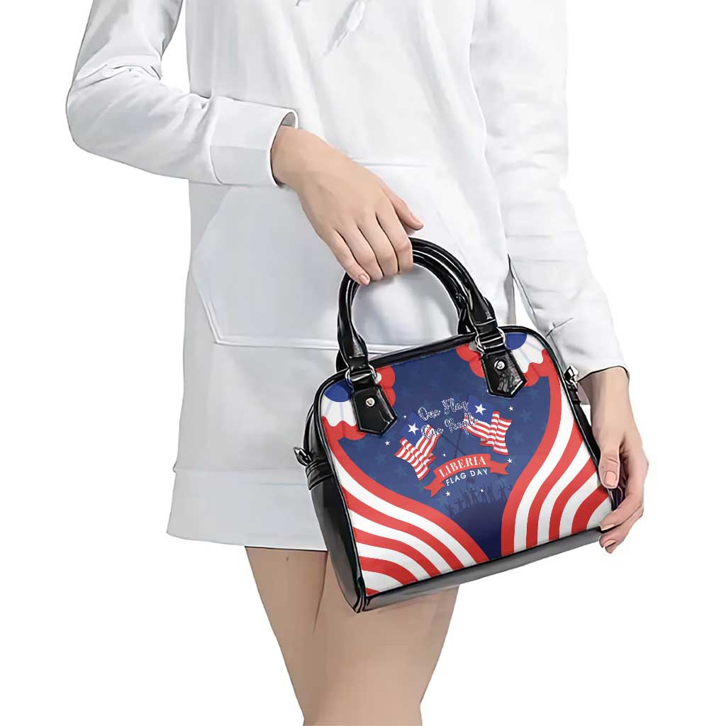 Happy Liberia Flag Day Shoulder Handbag One Flag One People LT15