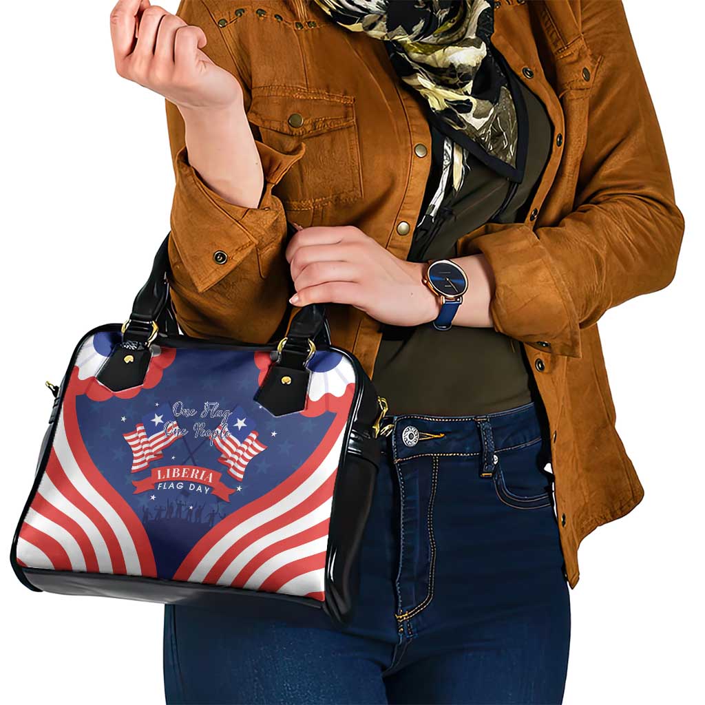 Happy Liberia Flag Day Shoulder Handbag One Flag One People LT15