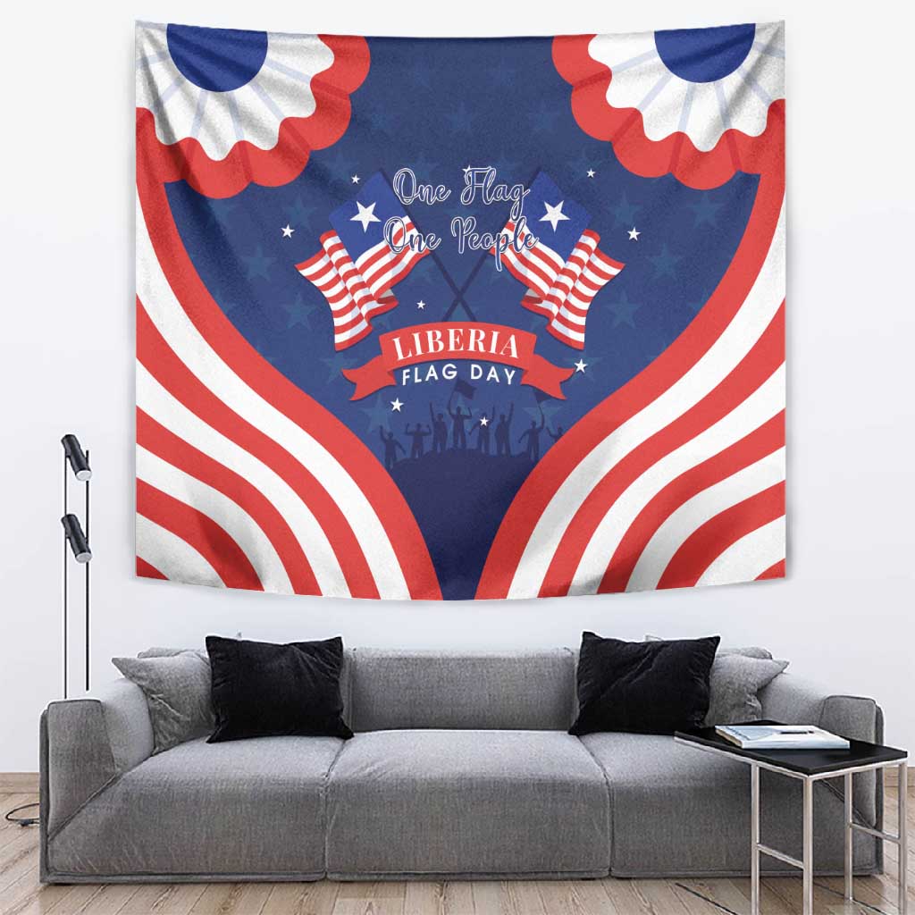 Liberia Flag Day Tapestry One Flag One People LT15