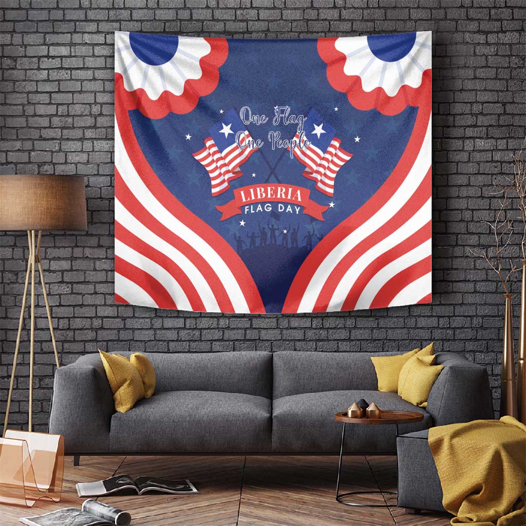 Liberia Flag Day Tapestry One Flag One People LT15
