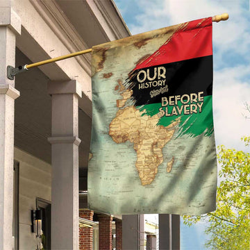 Pan-African Flag Day Garden Flag African Map - Vintage Style LT15