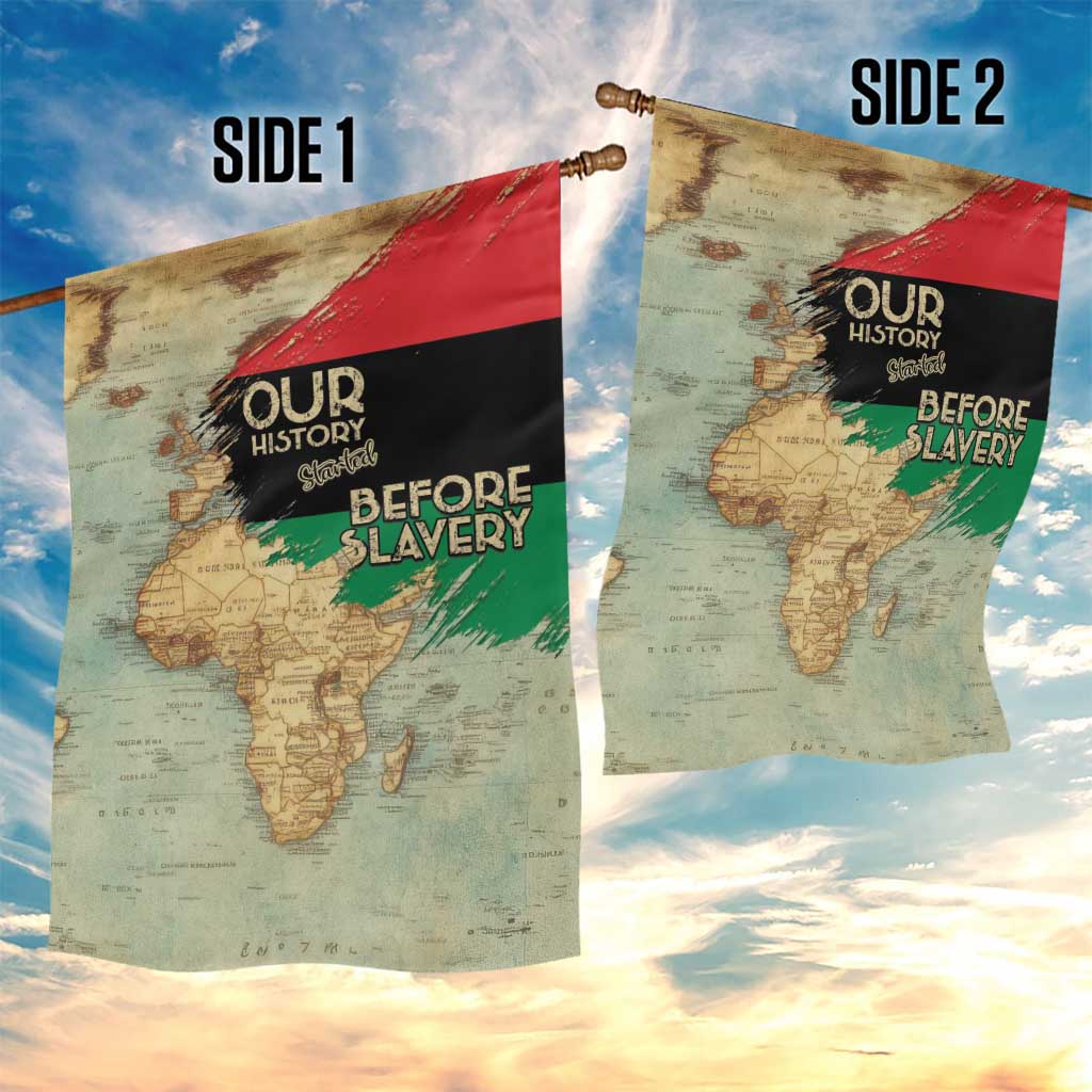 Pan-African Flag Day Garden Flag African Map - Vintage Style LT15