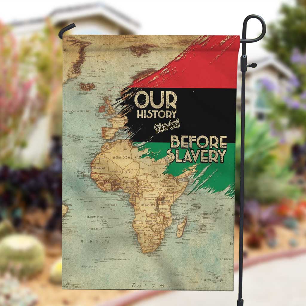 Pan-African Flag Day Garden Flag African Map - Vintage Style LT15