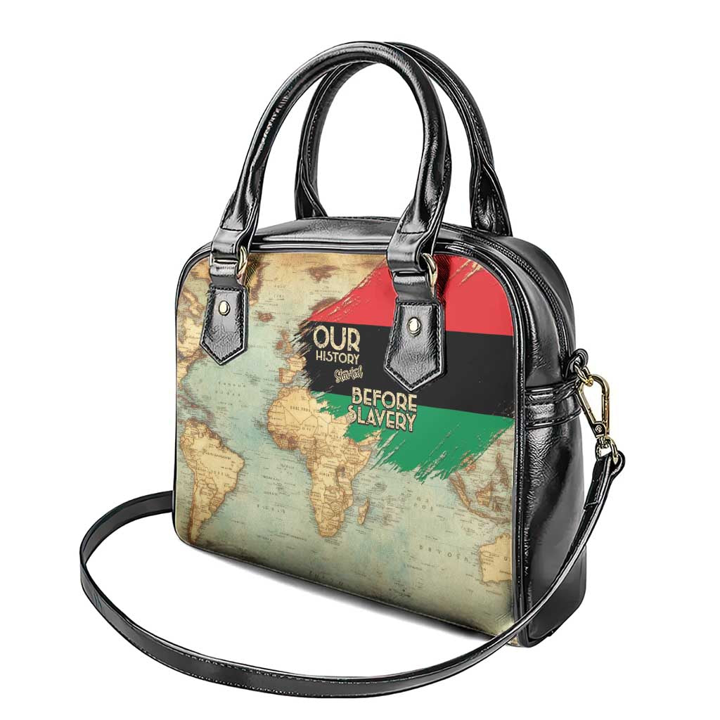 Pan African Flag Day Shoulder Handbag Our History Started Before Slavery LT15
