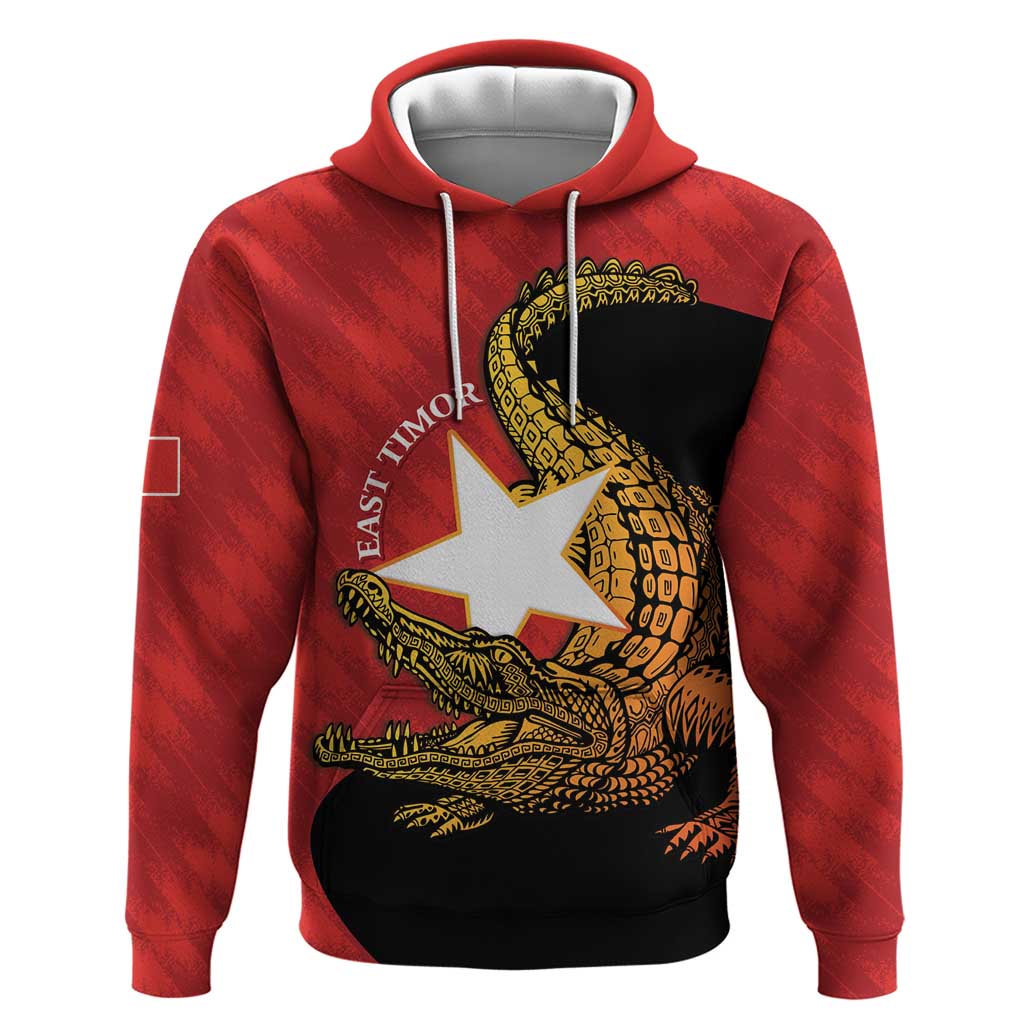 East Timor Independence Day Hoodie 49th Anniversary - Crocodile Curve Style LT15