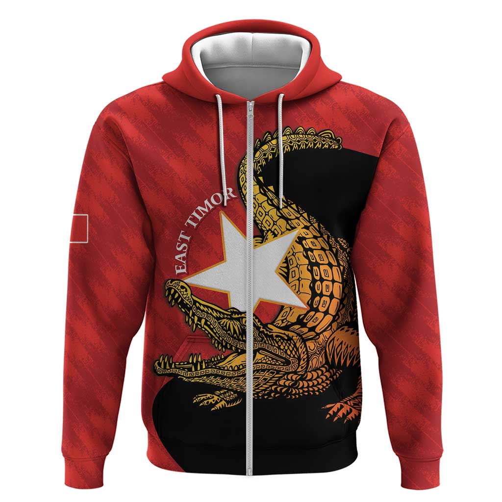 East Timor Independence Day Hoodie 49th Anniversary - Crocodile Curve Style LT15