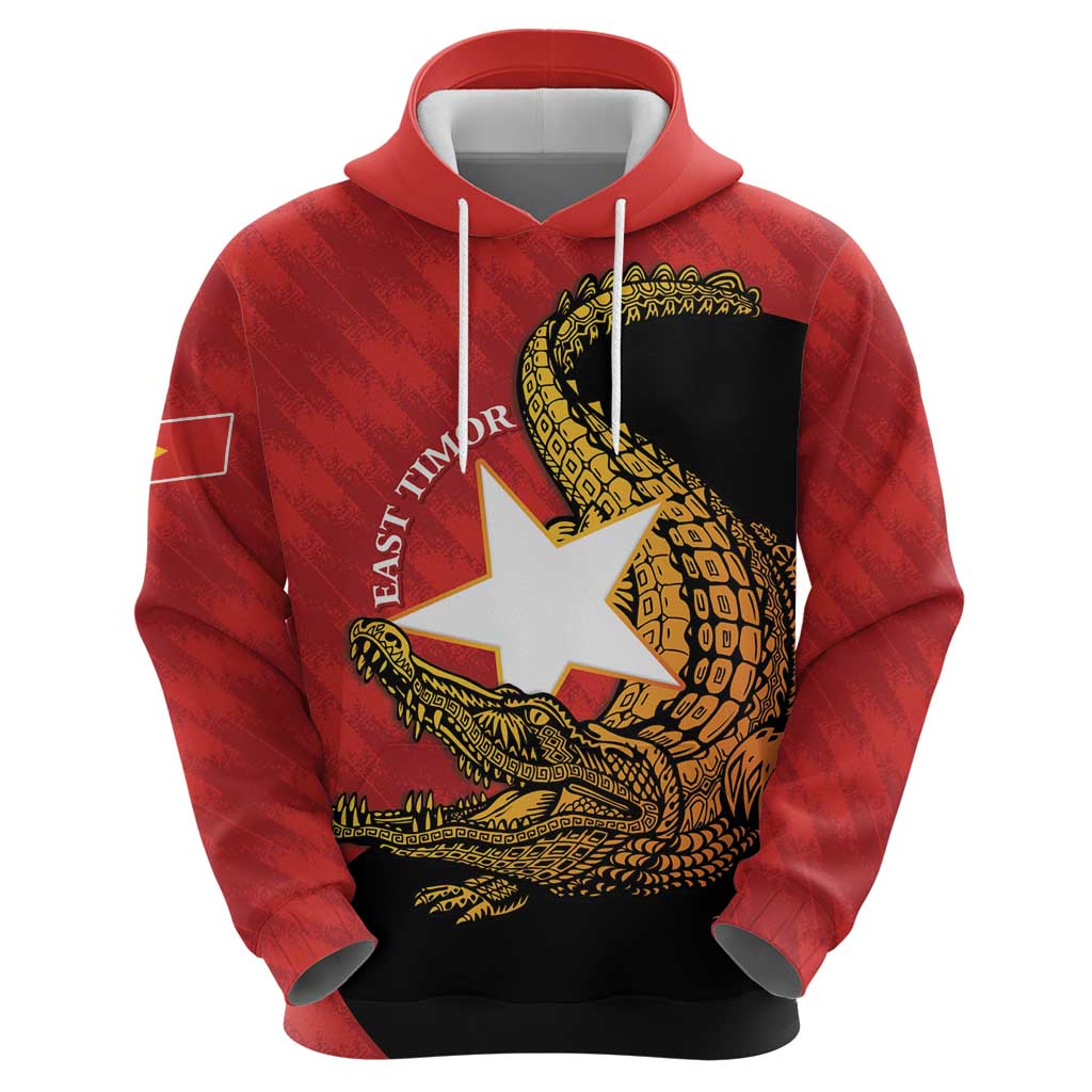 East Timor Independence Day Hoodie 49th Anniversary - Crocodile Curve Style LT15