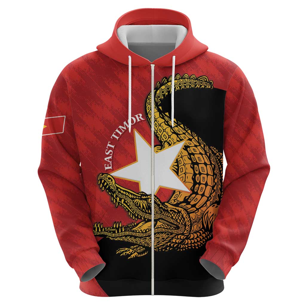 East Timor Independence Day Hoodie 49th Anniversary - Crocodile Curve Style LT15
