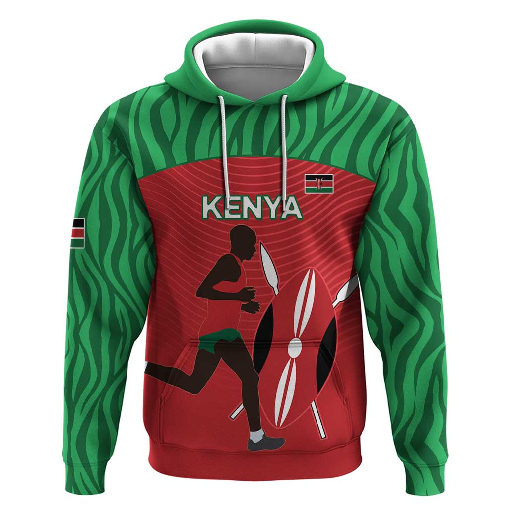 Custom Athletics Kenya Hoodie Kenyan Runner LT15