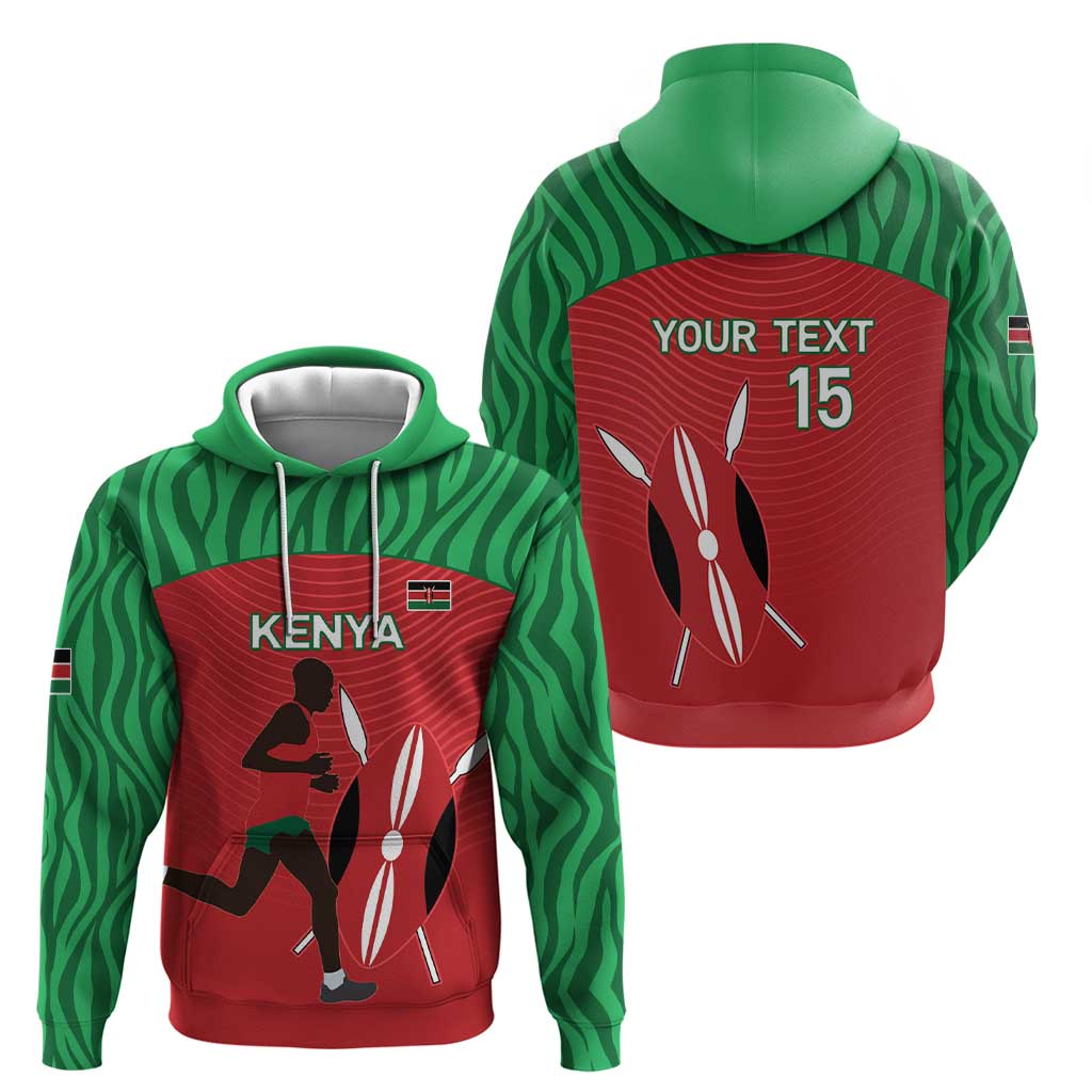 Custom Athletics Kenya Hoodie Kenyan Runner LT15