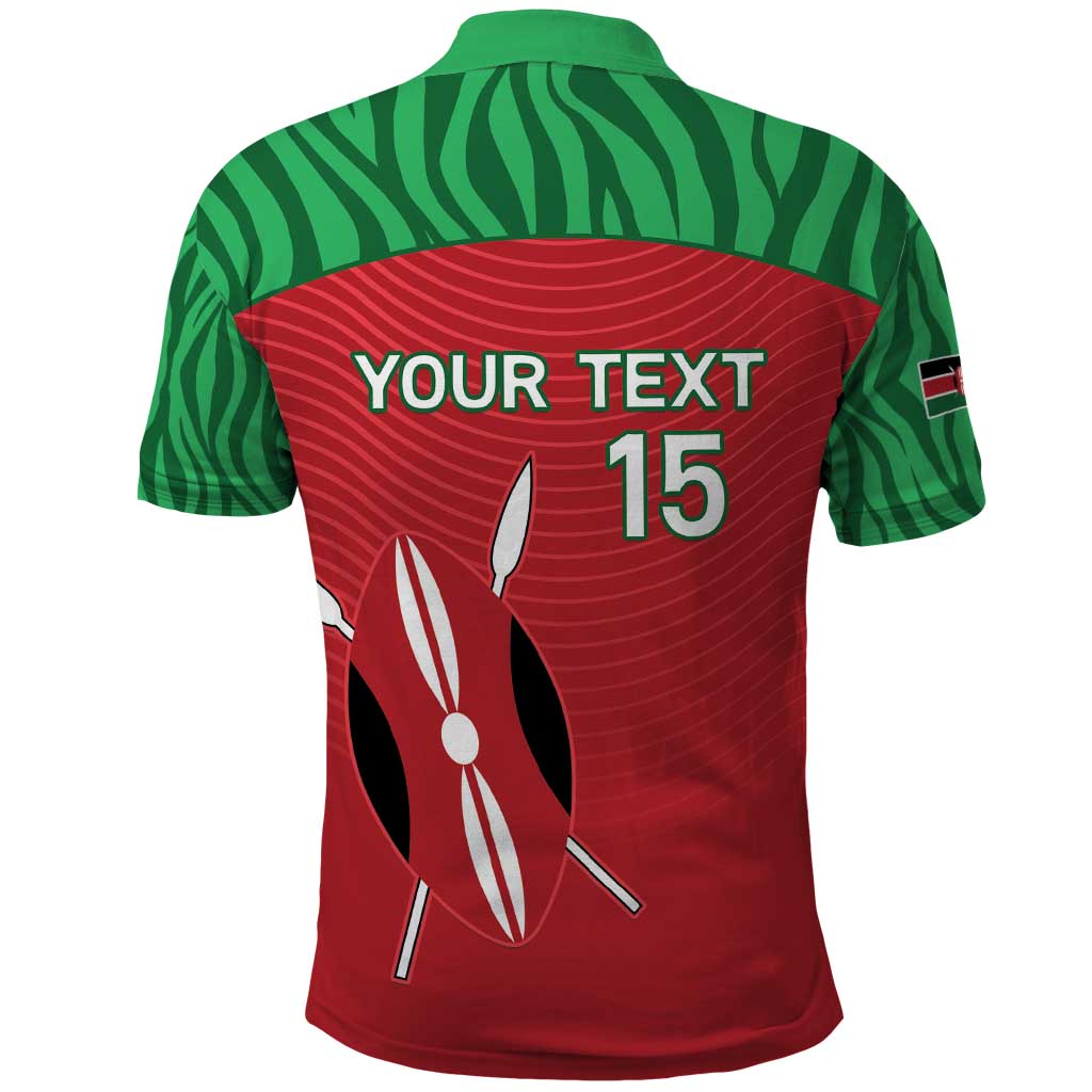 Custom Athletics Kenya Polo Shirt Kenyan Runner LT15
