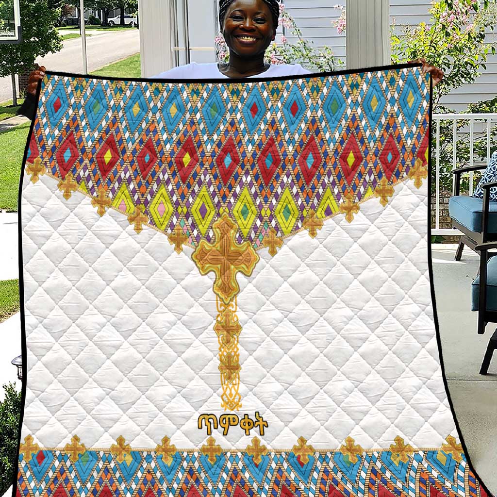 Happy Ethiopian Timkat Quilt Cross Mix Tilet Pattern LT15