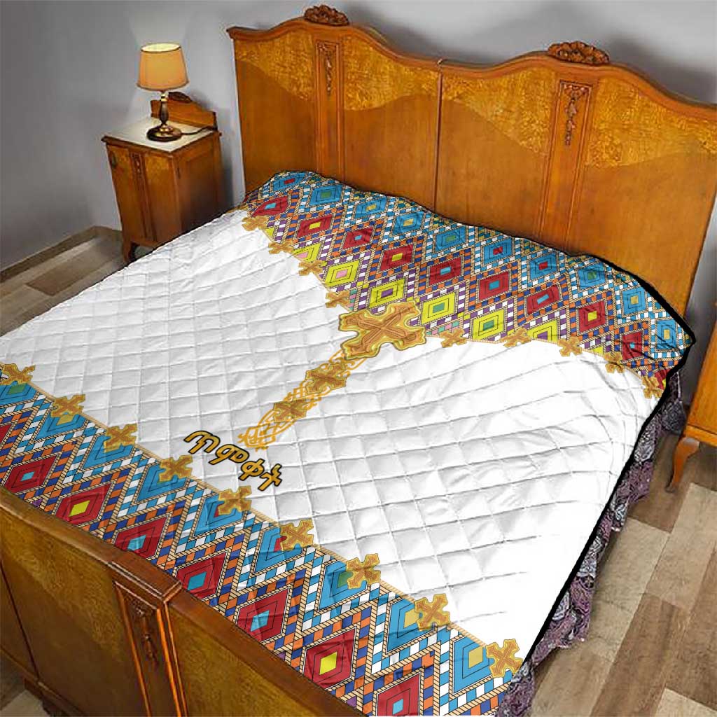 Happy Ethiopian Timkat Quilt Cross Mix Tilet Pattern LT15