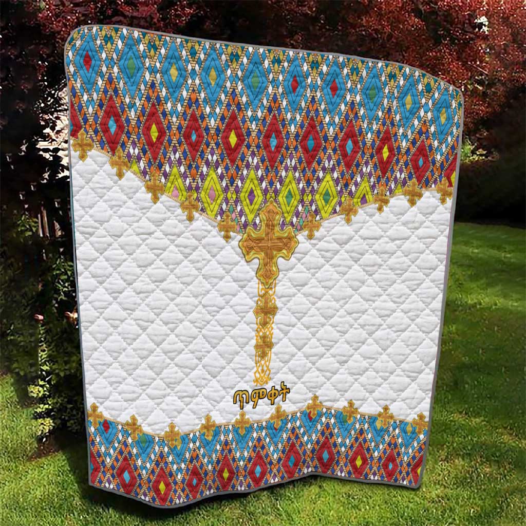 Happy Ethiopian Timkat Quilt Cross Mix Tilet Pattern LT15