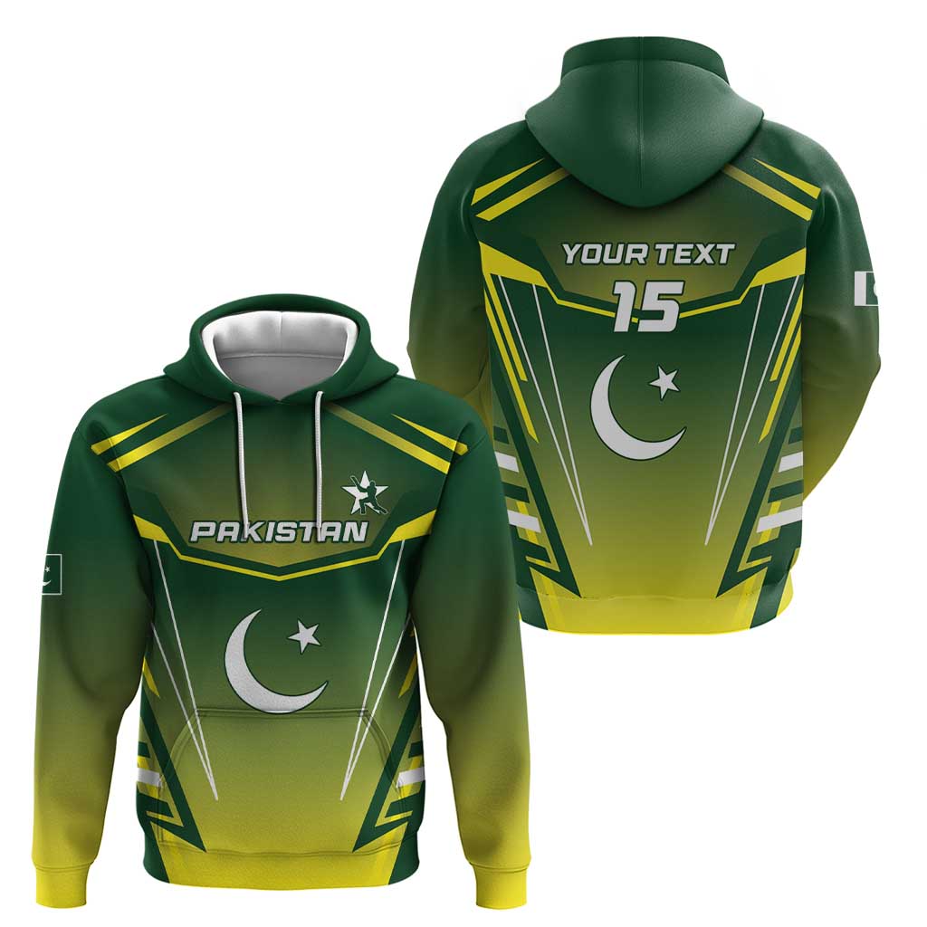 Custom Pakistan Cricket Hoodie Go Shaheens LT15