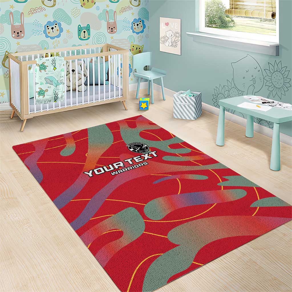 Afro Namibia Football Custom Area Rug Go Namibia Warriors - Sporty Style LT15