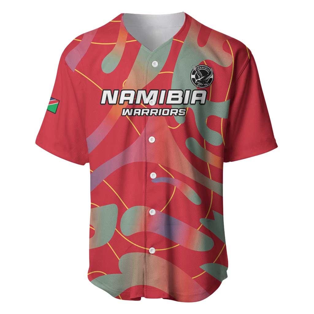 Afro Namibia Football Custom Baseball Jersey Go Namibia Warriors - Sporty Style LT15