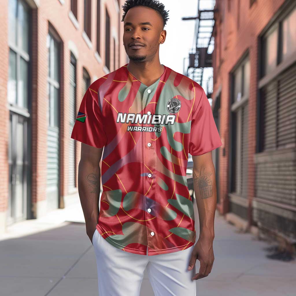 Afro Namibia Football Custom Baseball Jersey Go Namibia Warriors - Sporty Style LT15