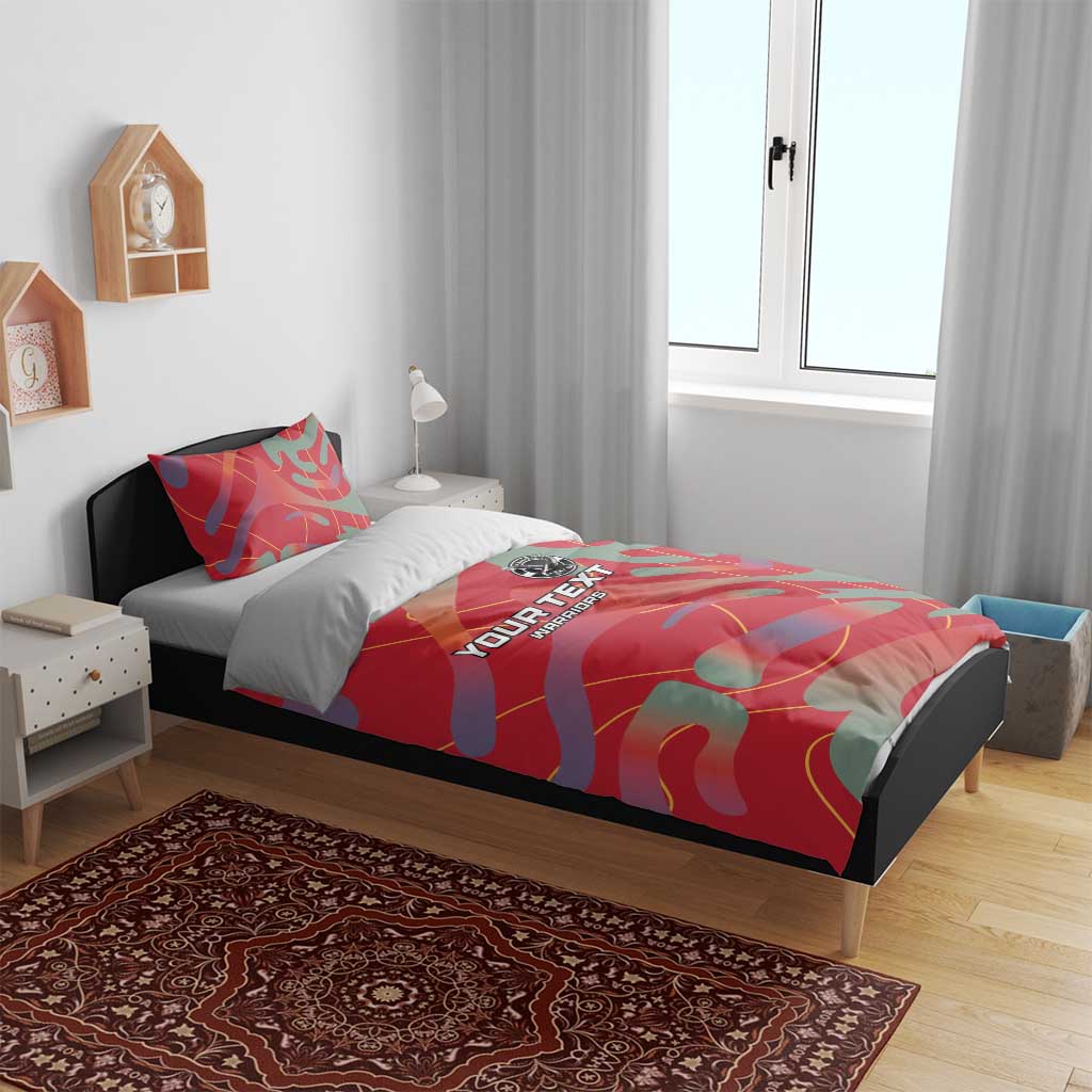 Afro Namibia Football Custom Bedding Set Go Namibia Warriors - Sporty Style LT15