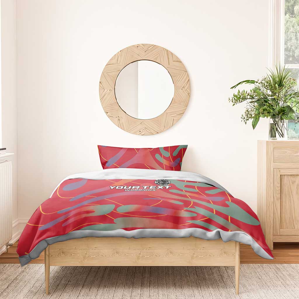 Afro Namibia Football Custom Bedding Set Go Namibia Warriors - Sporty Style LT15