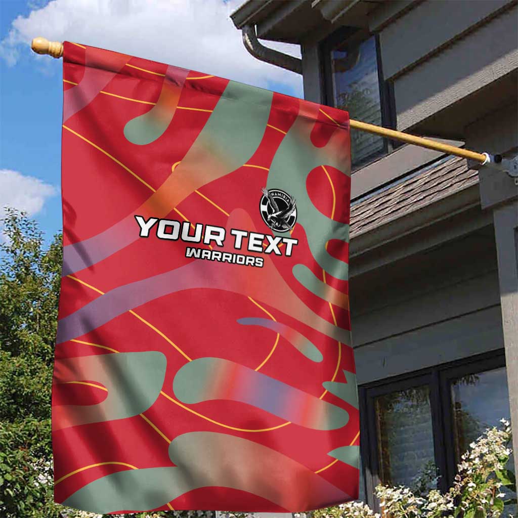 Afro Namibia Football Custom Garden Flag Go Namibia Warriors - Sporty Style LT15