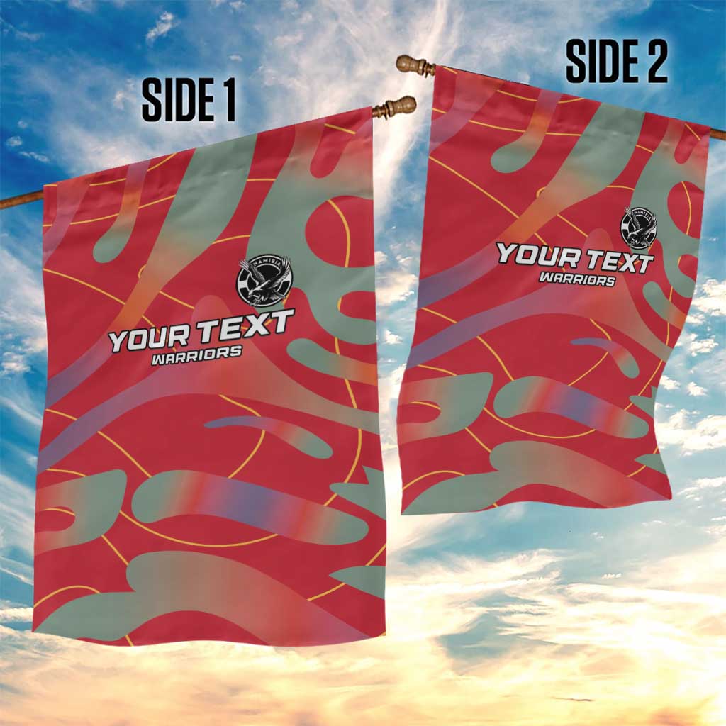 Afro Namibia Football Custom Garden Flag Go Namibia Warriors - Sporty Style LT15