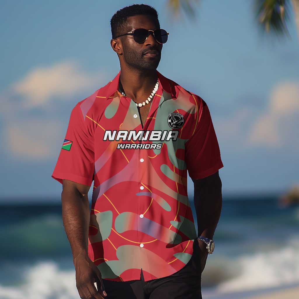 Afro Namibia Football Custom Hawaiian Shirt Go Namibia Warriors - Sporty Style LT15