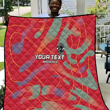 Afro Namibia Football Custom Quilt Go Namibia Warriors - Sporty Style LT15