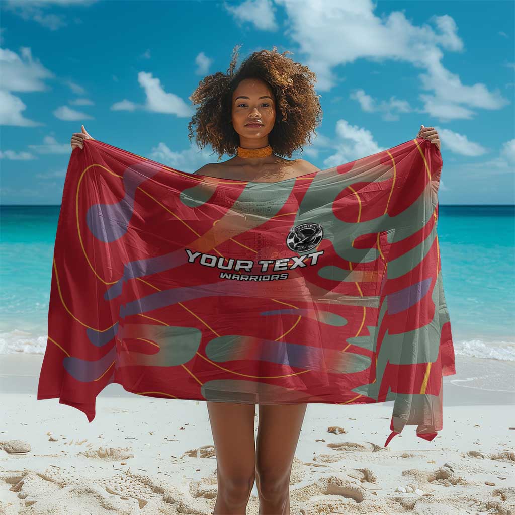 Afro Namibia Football Custom Sarong Go Namibia Warriors - Sporty Style LT15