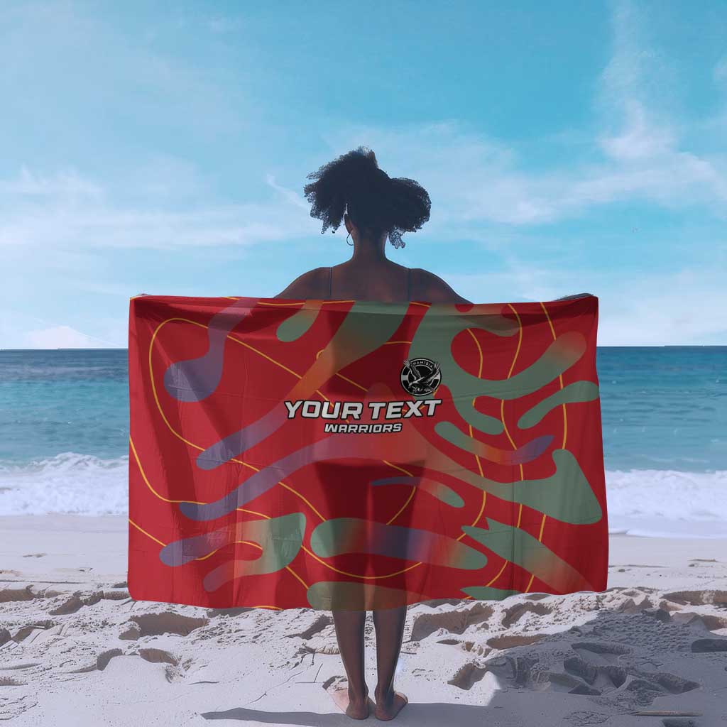 Afro Namibia Football Custom Sarong Go Namibia Warriors - Sporty Style LT15