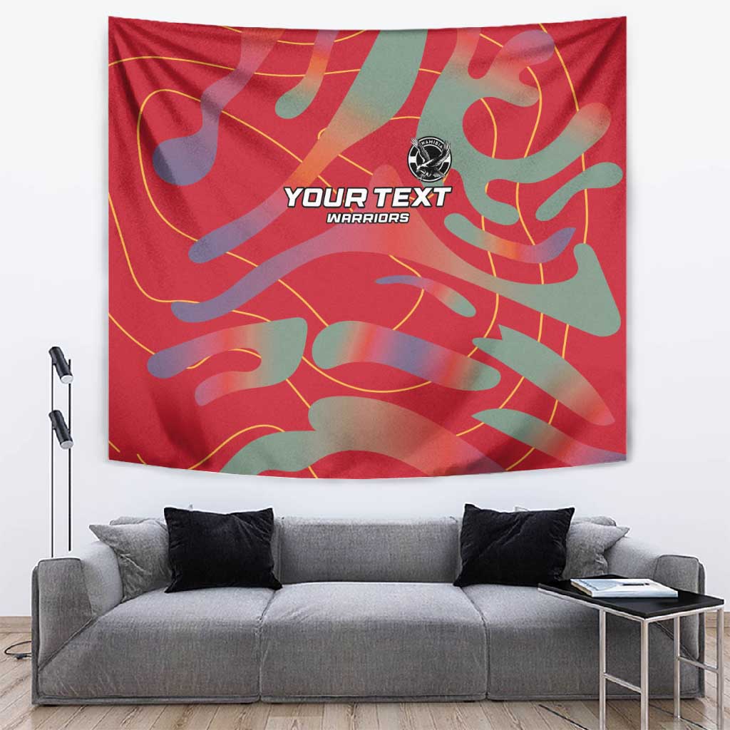 Afro Namibia Football Custom Tapestry Go Namibia Warriors - Sporty Style LT15