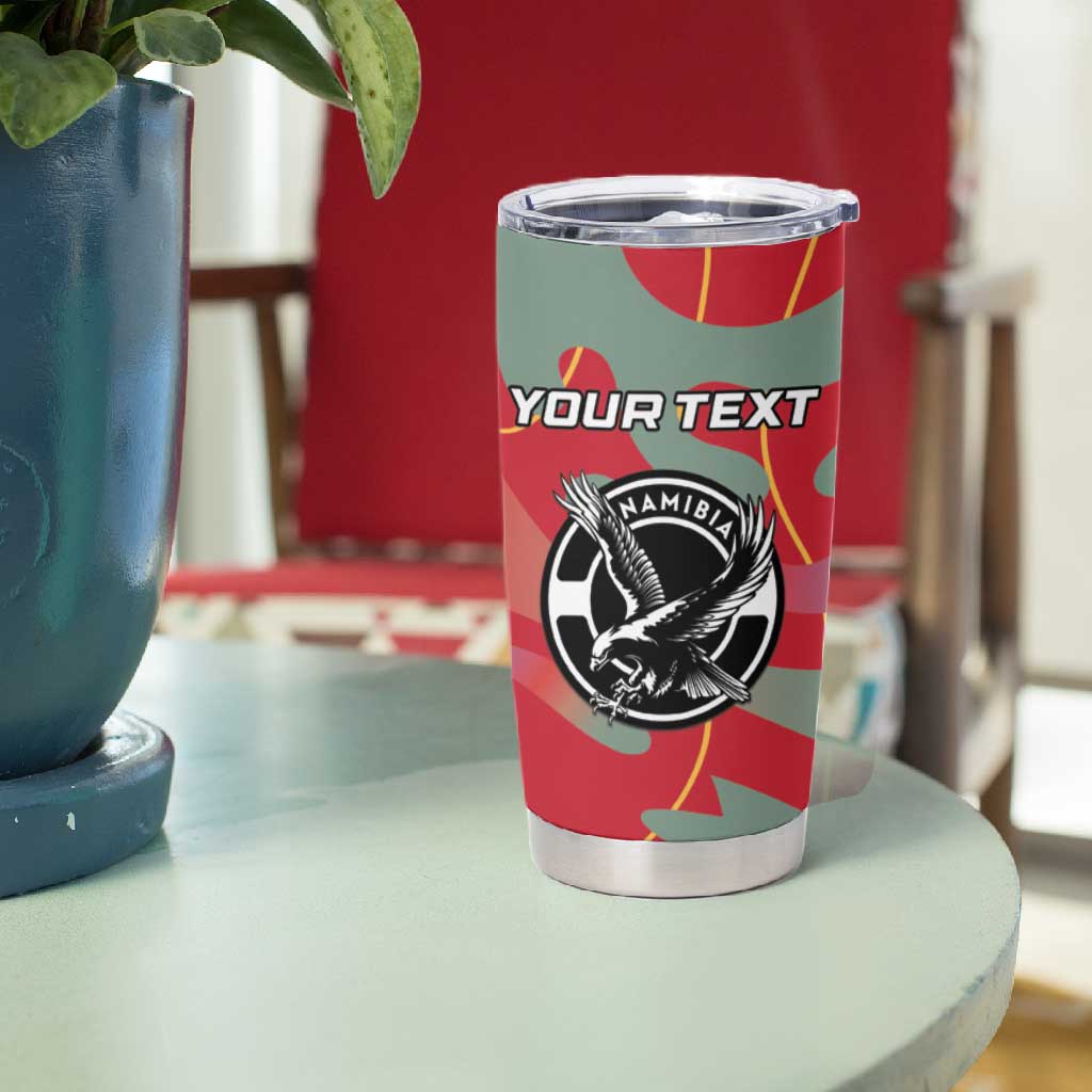 Afro Namibia Football Custom Tumbler Cup Go Namibia Warriors - Sporty Style LT15