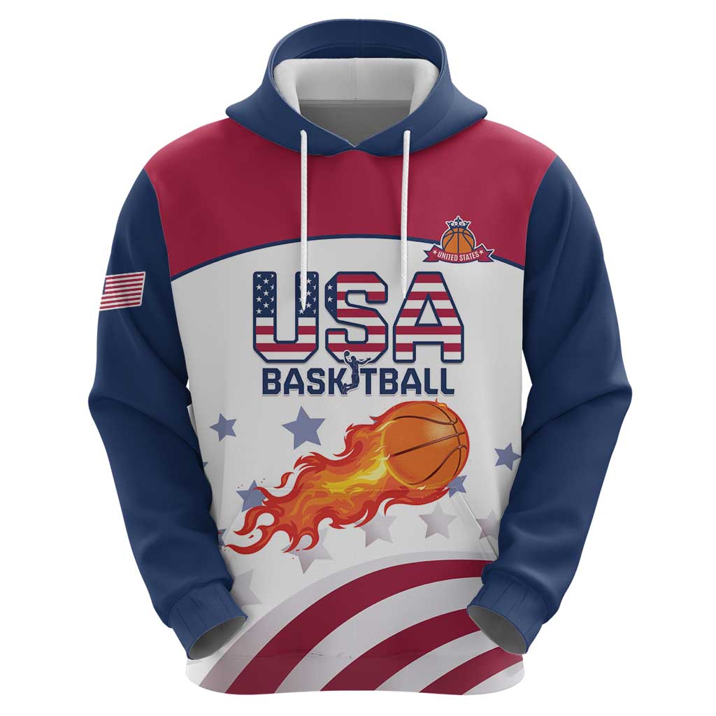Custom United States Basketball Hoodie Go Champions LT15