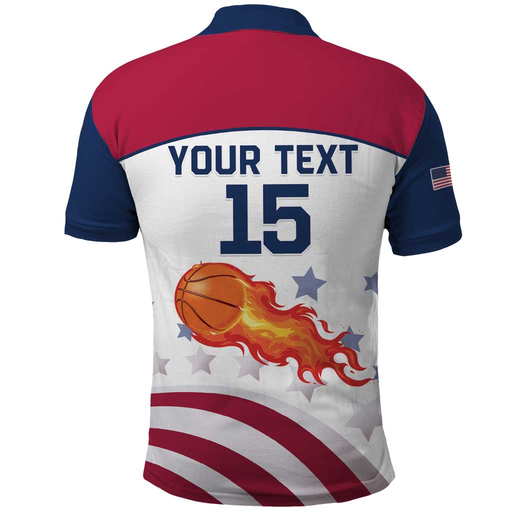 Custom United States Basketball Polo Shirt Go Champions LT15
