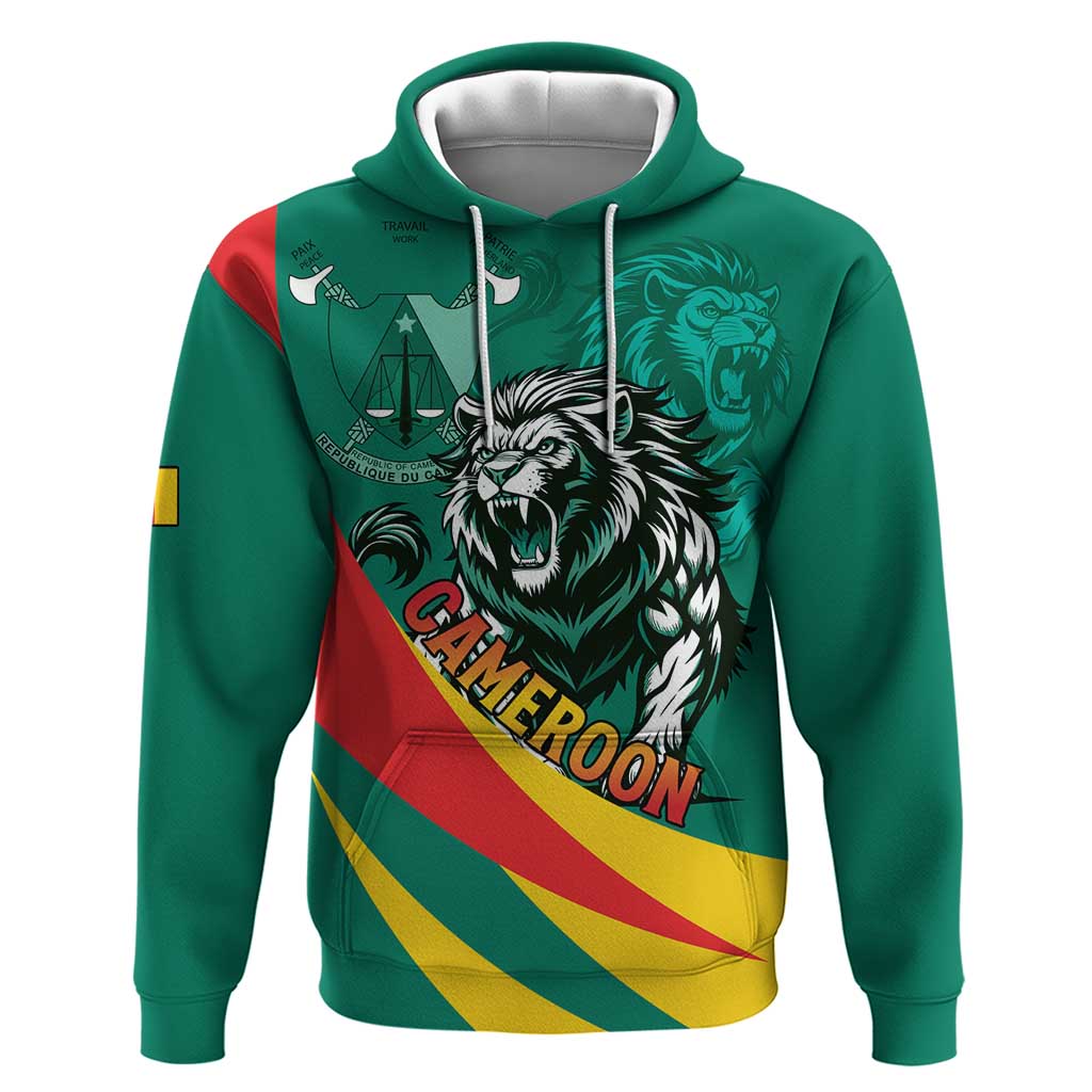 Personalised Happy Cameroon National Day Hoodie May 20 Cameroun LT15