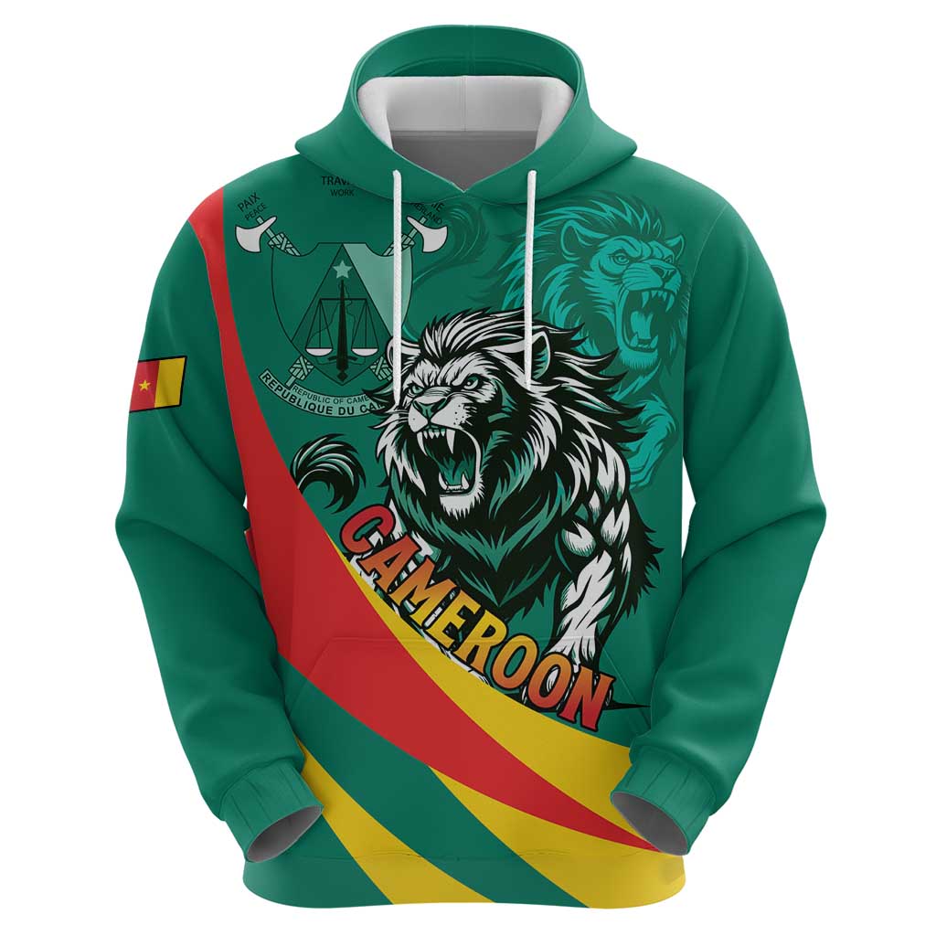 Personalised Happy Cameroon National Day Hoodie May 20 Cameroun LT15