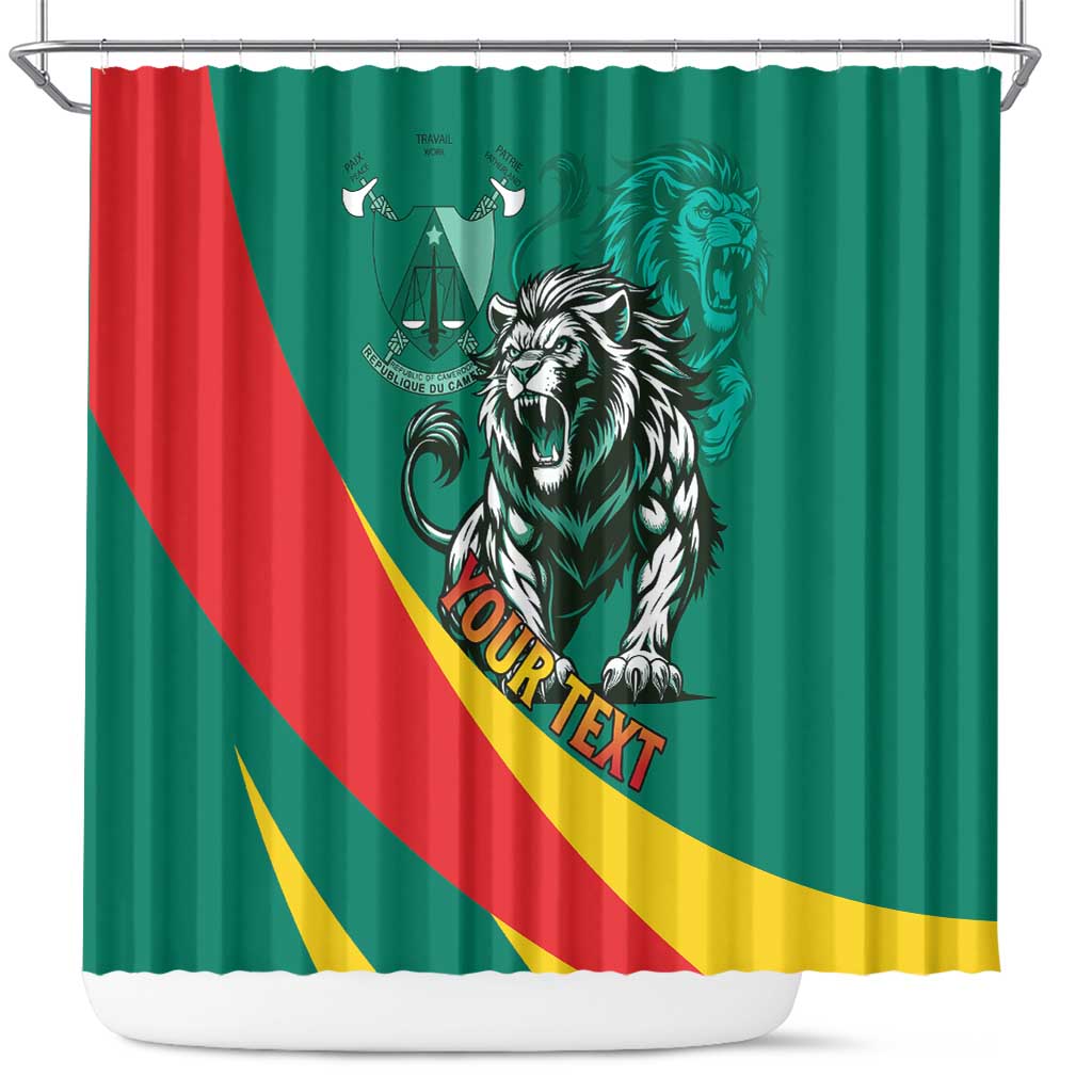 Personalised Happy Cameroon National Day Shower Curtain May 20 Cameroun LT15