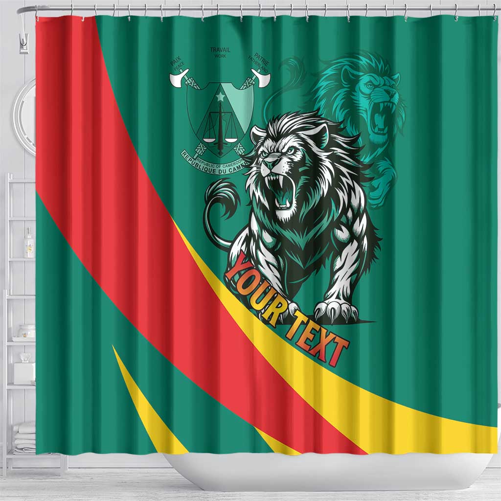 Personalised Happy Cameroon National Day Shower Curtain May 20 Cameroun LT15