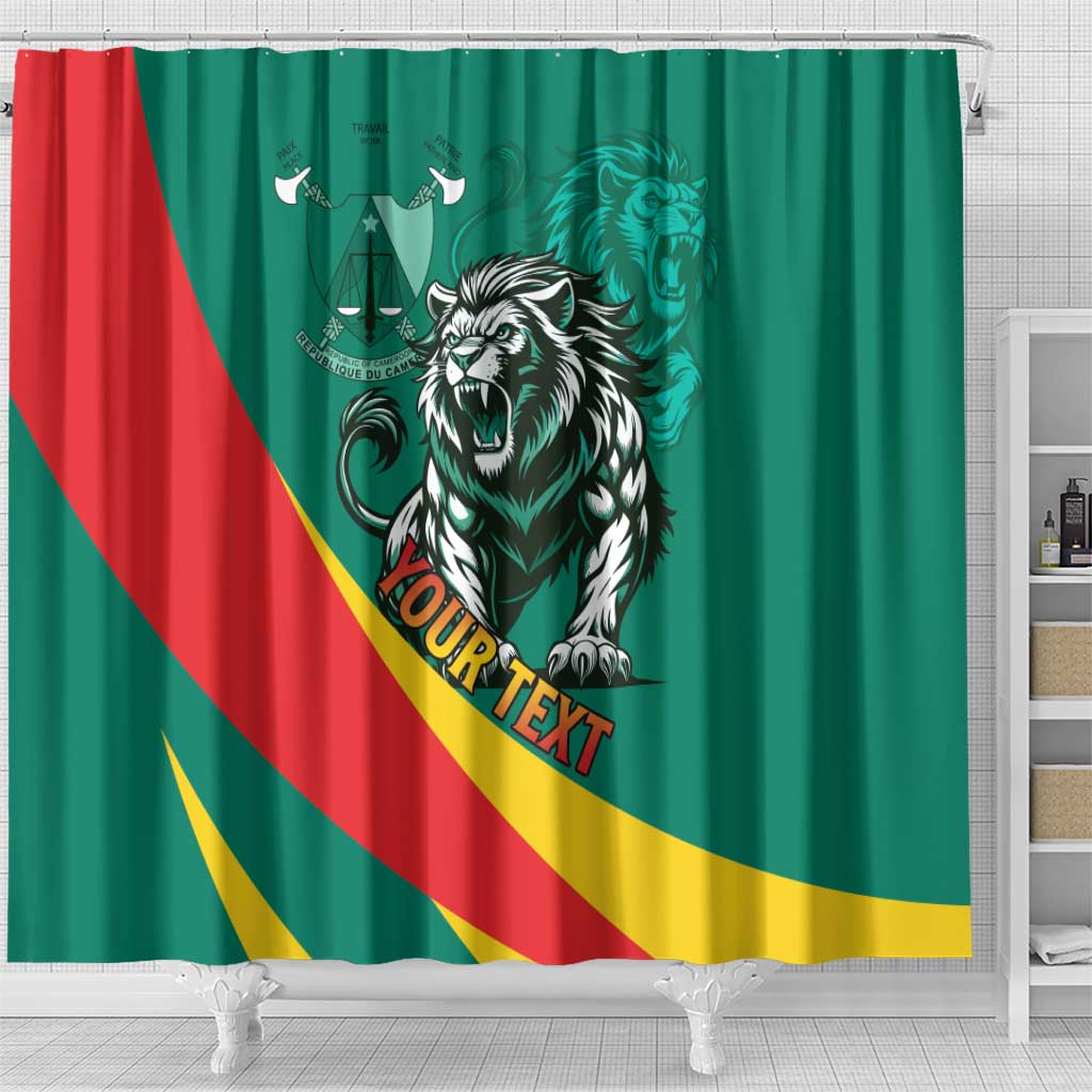 Personalised Happy Cameroon National Day Shower Curtain May 20 Cameroun LT15