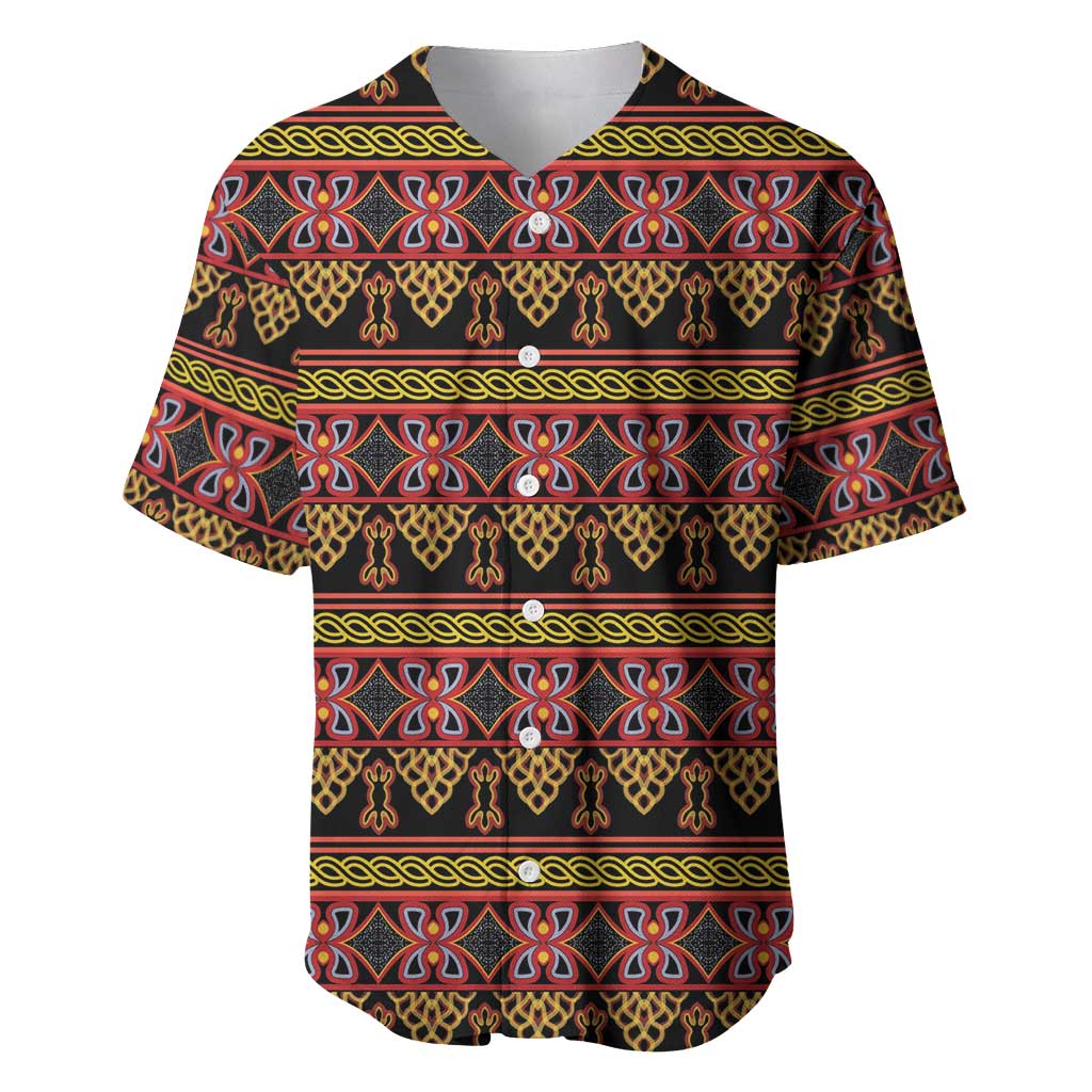 Toghu Cameroon Baseball Jersey Traditional Pattern LT15