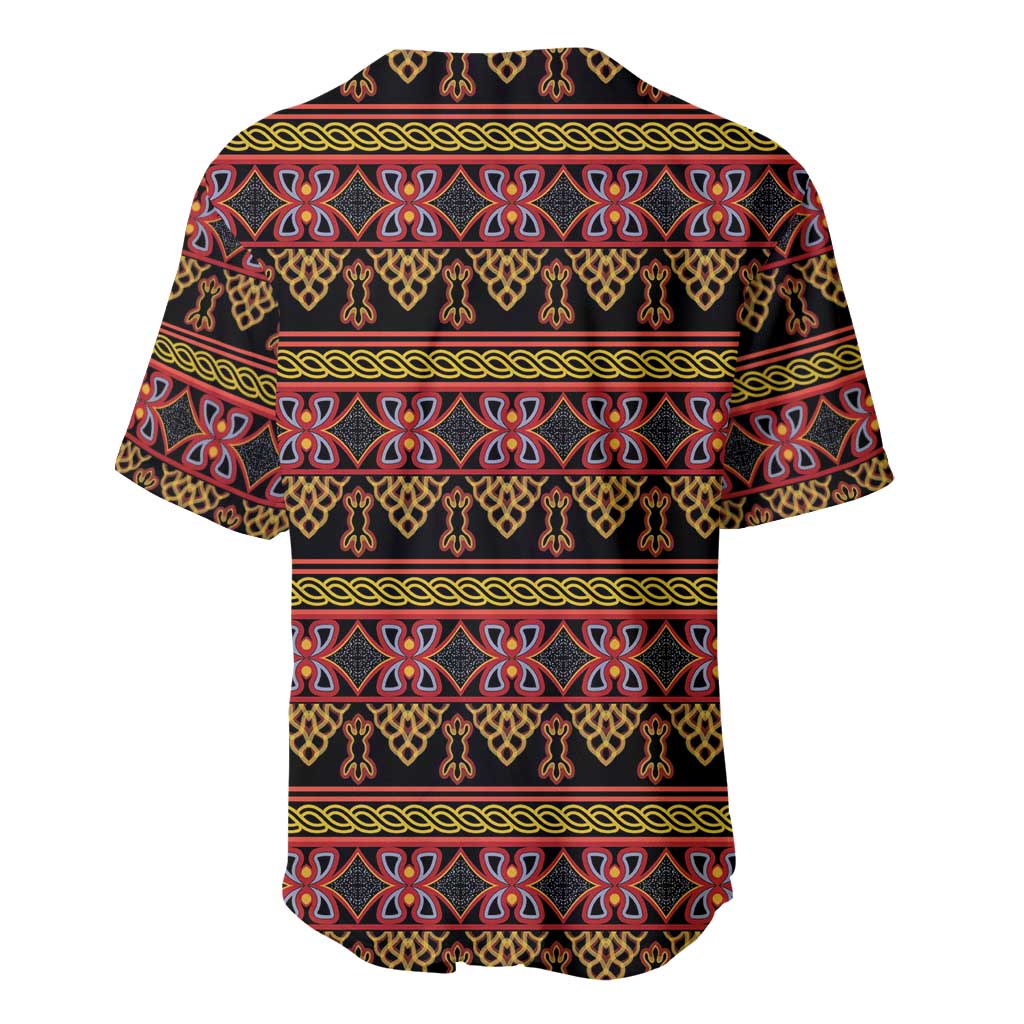 Toghu Cameroon Baseball Jersey Traditional Pattern LT15