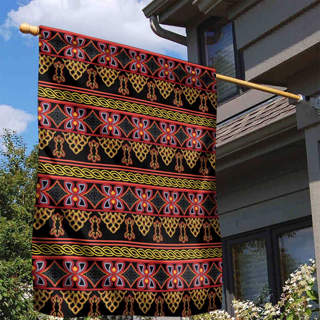 Toghu Cameroon Garden Flag Traditional Pattern LT15