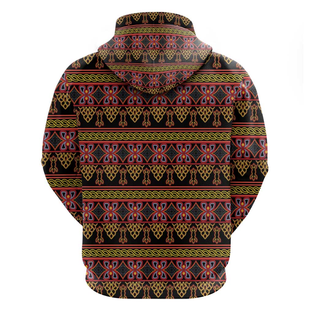 Cameroon Traditional Toghu Pattern Hoodie LT15