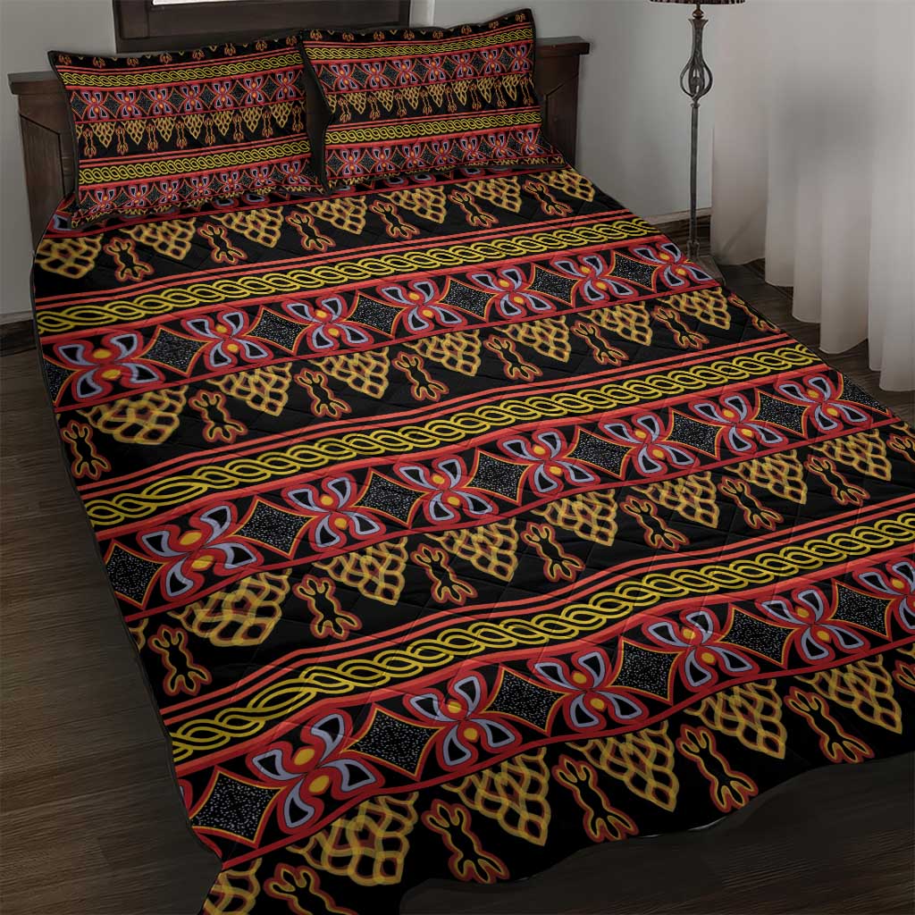 Toghu Cameroon Quilt Bed Set Traditional Pattern LT15