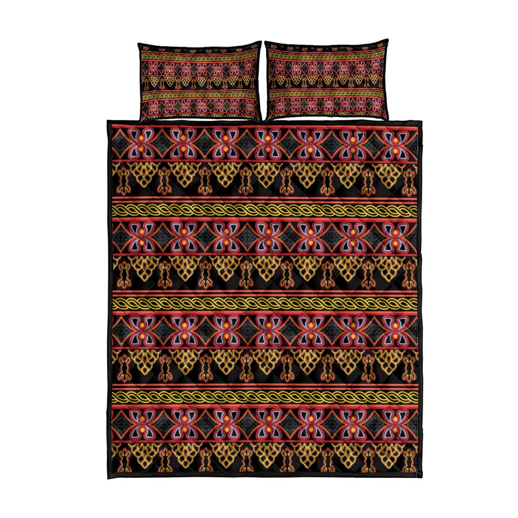Toghu Cameroon Quilt Bed Set Traditional Pattern LT15