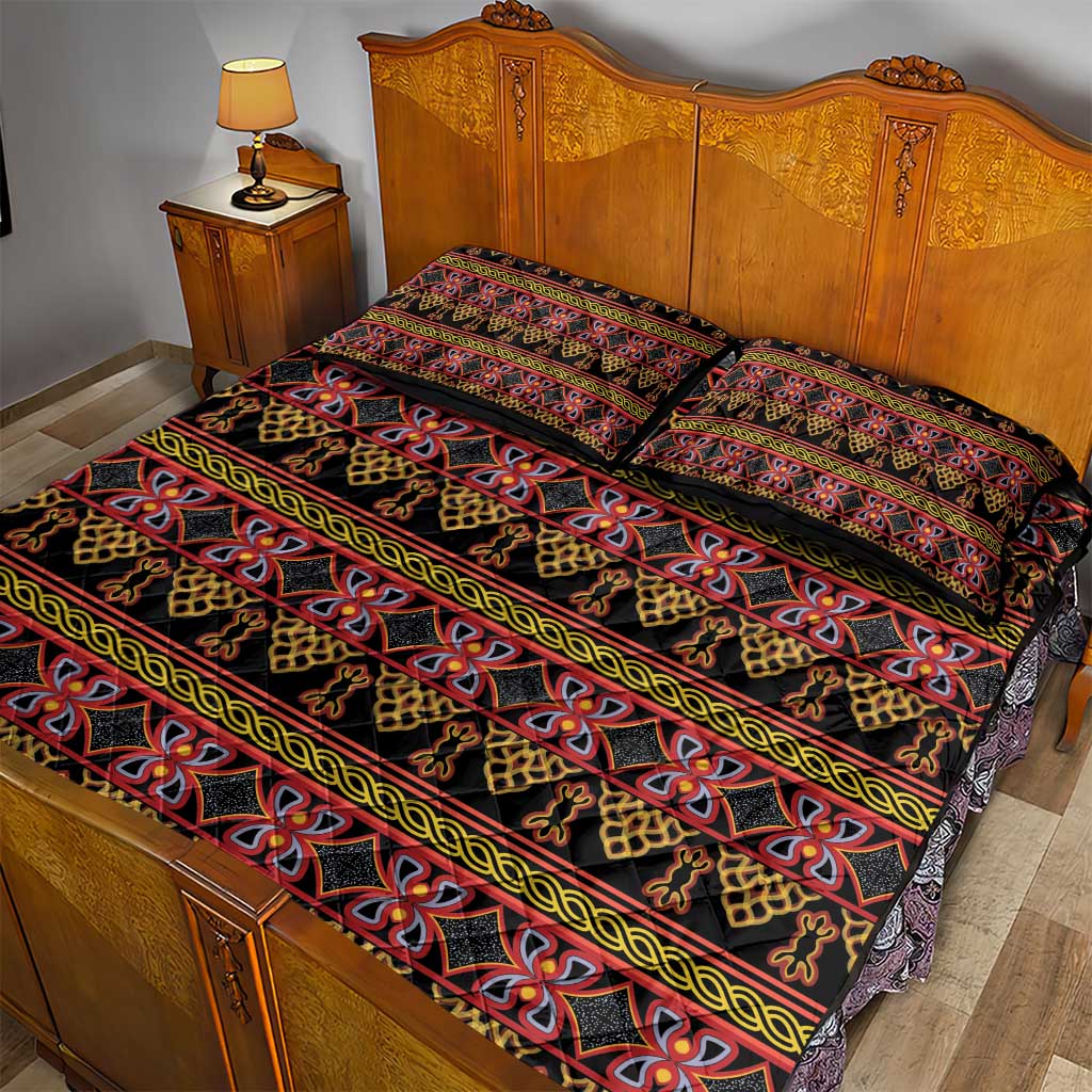 Toghu Cameroon Quilt Bed Set Traditional Pattern LT15