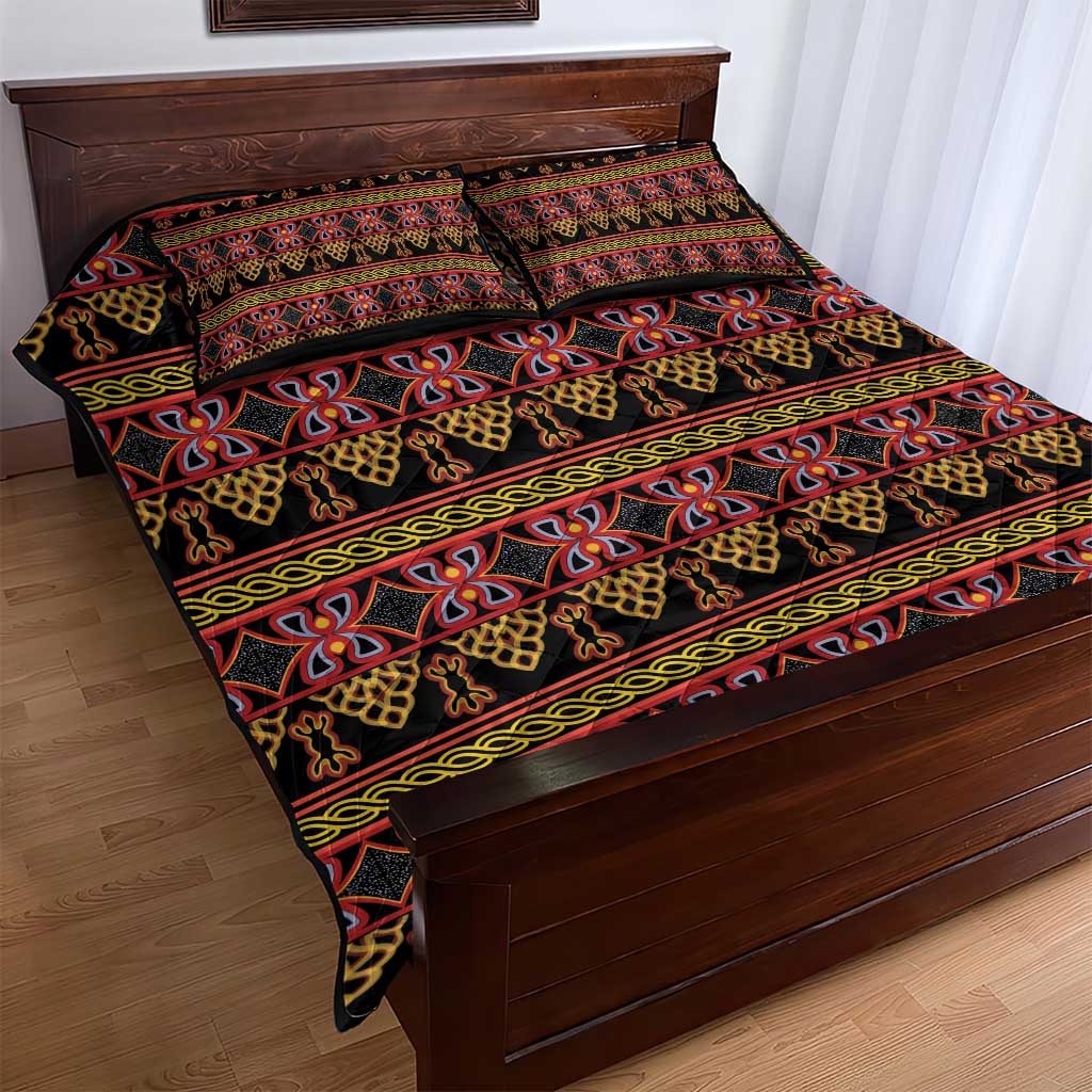 Toghu Cameroon Quilt Bed Set Traditional Pattern LT15