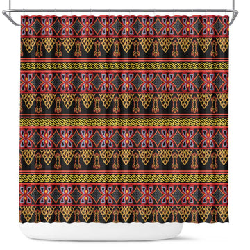 Cameroon Traditional Toghu Pattern Shower Curtain LT15
