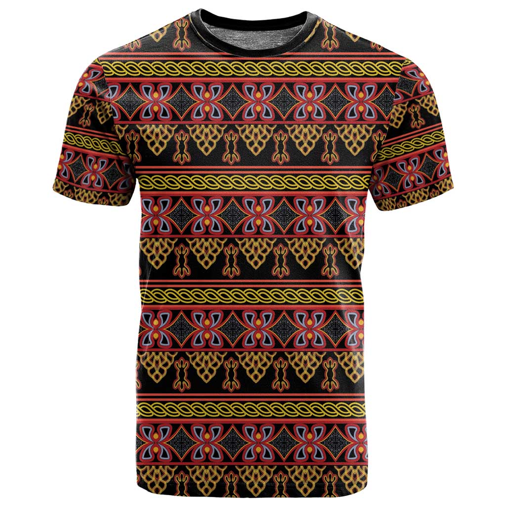 Toghu Cameroon T shirt Traditional Pattern LT15